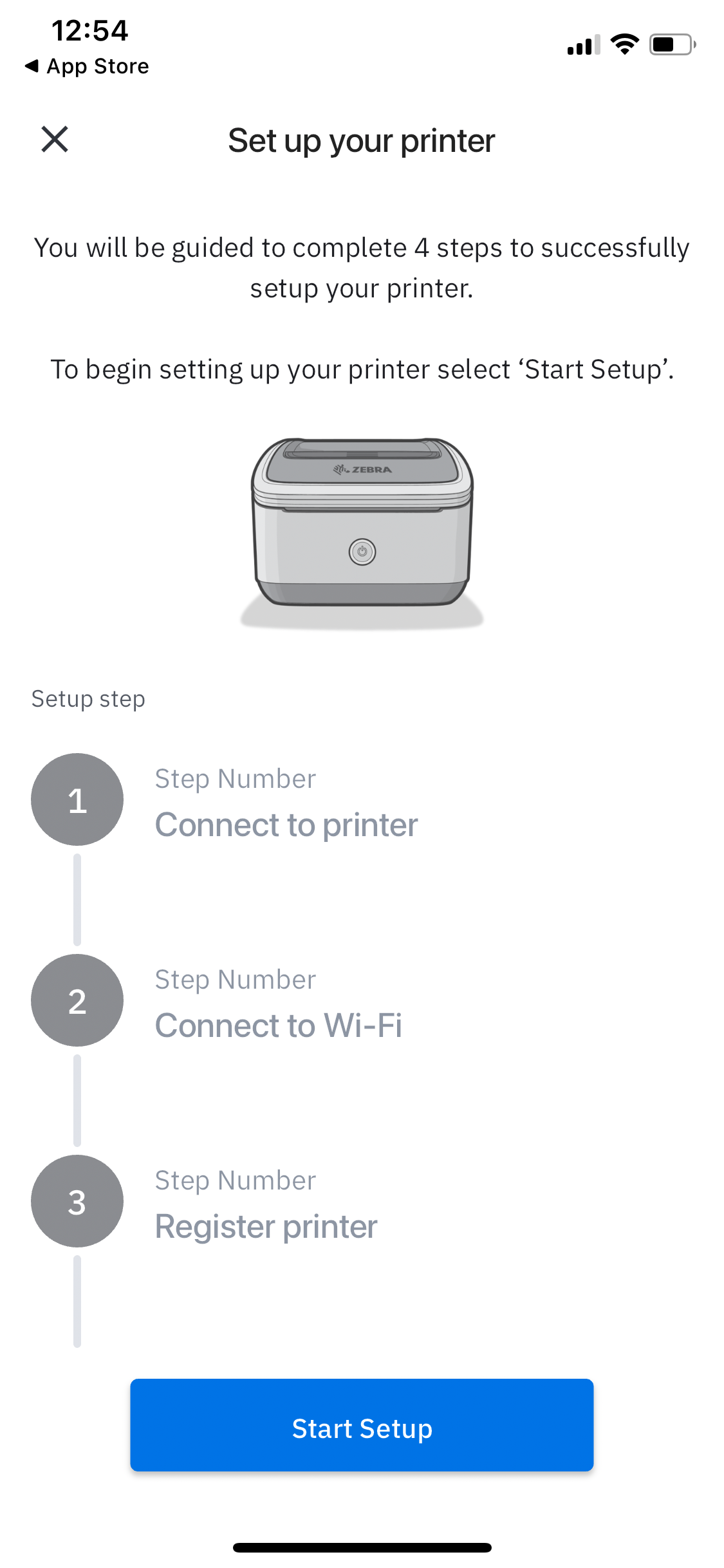 Zebra Label Printer App